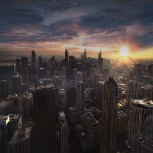 Divergent chicago skyline